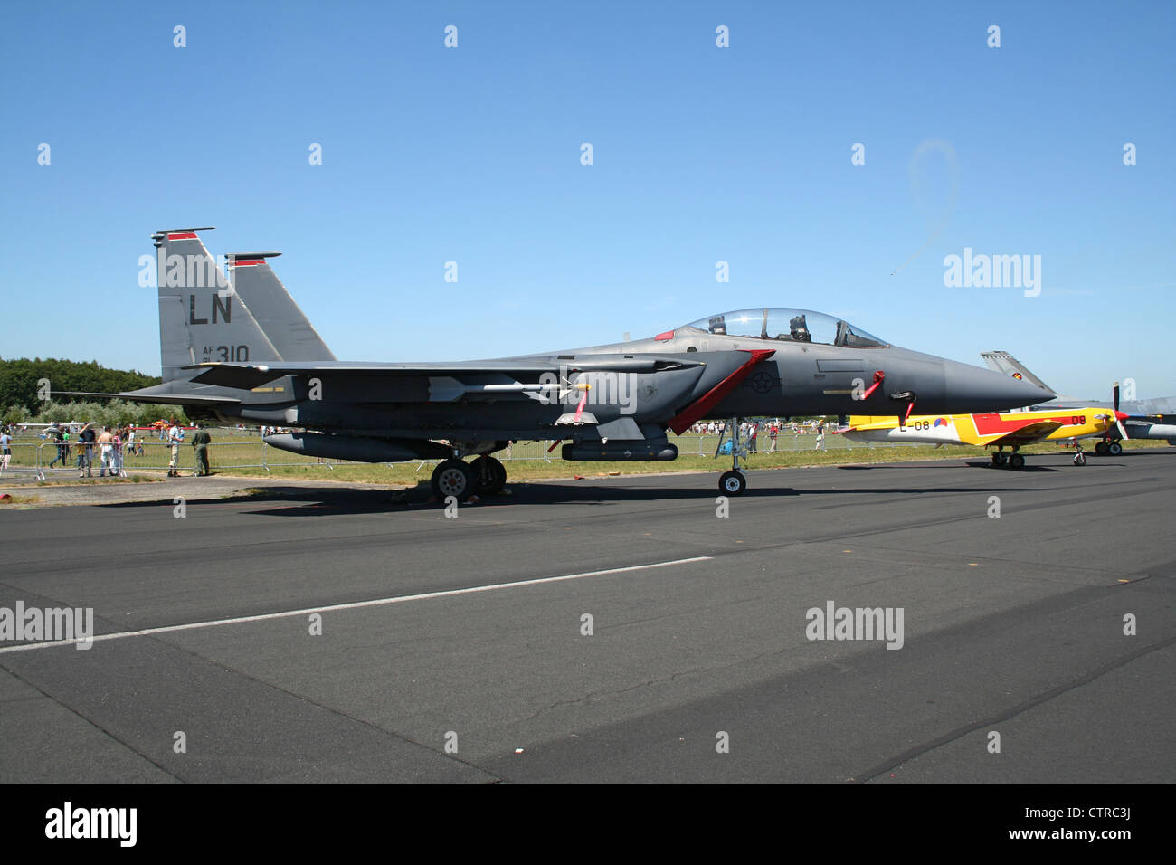 La base de lakenheath US air force f-15e strike eagle Banque D'Images