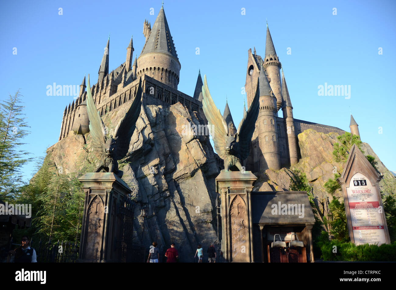 Le Château de Poudlard, dans le monde magique de Harry Potter, de Islands of Adventure
