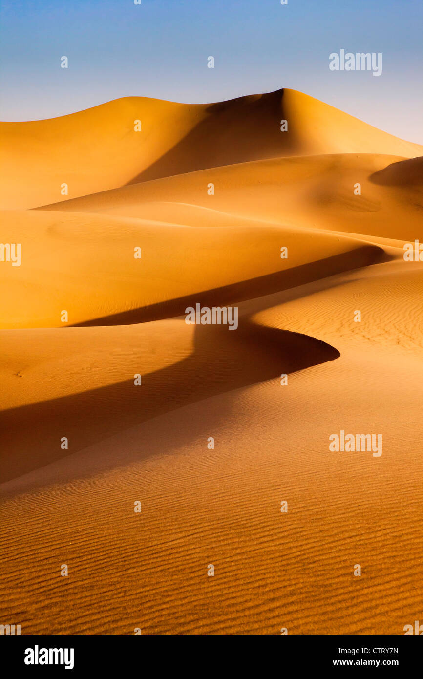 Mesquite Dunes, Death Valley, Californie Banque D'Images