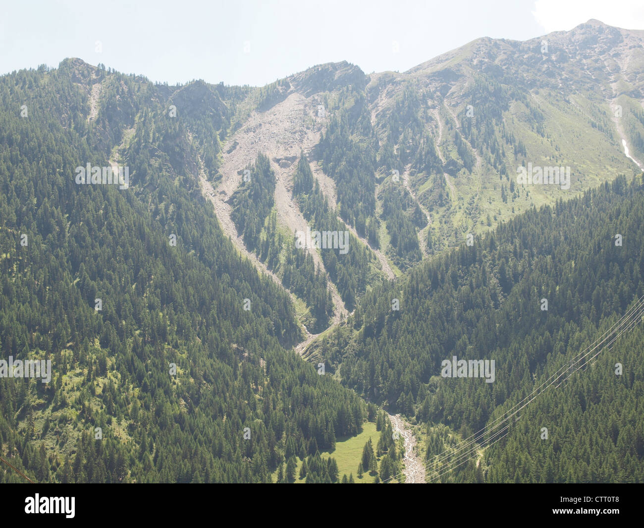 La montagne en Vallée d'aoste, Italie Banque D'Images