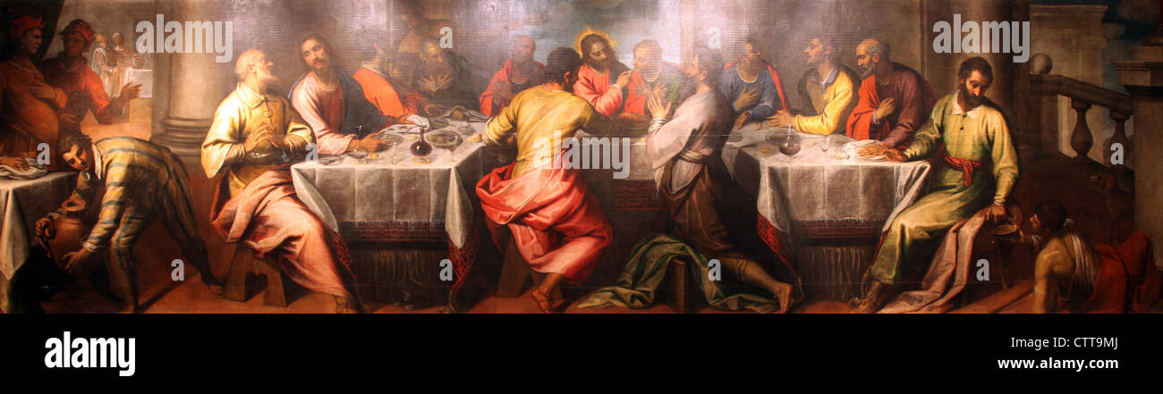 Cène Banque D'Images