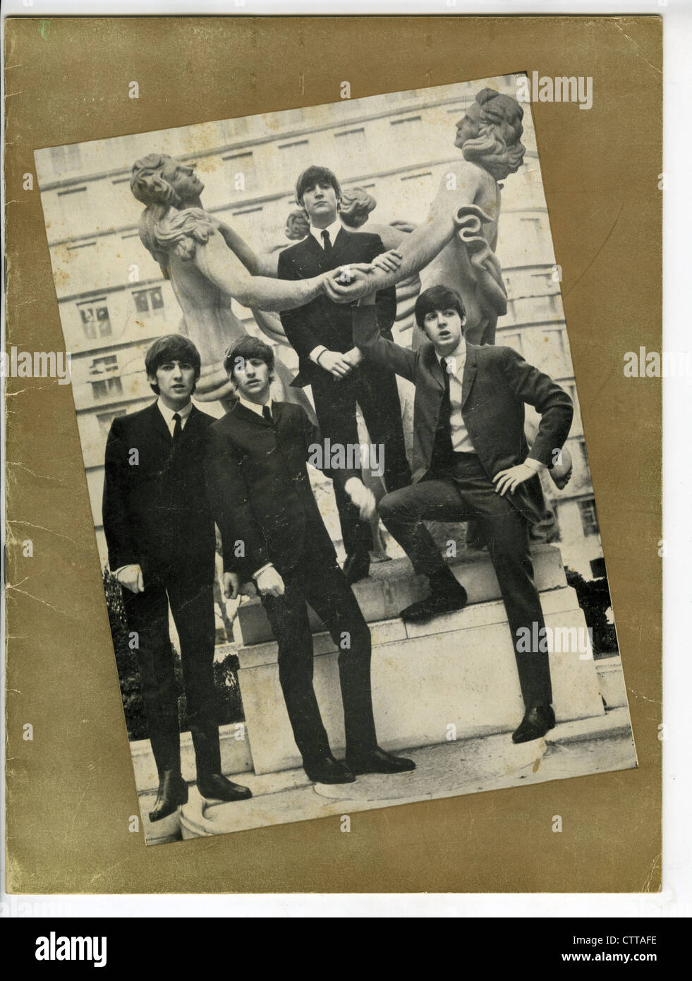 000969 - Le Programme du concert des Beatles à partir de l'Hippodrome de Brighton le 12 juillet 1964 Banque D'Images