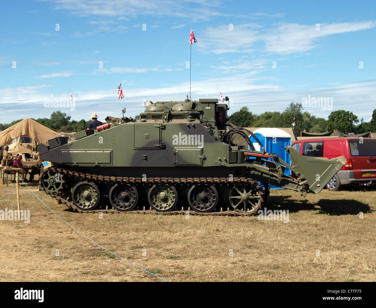 FV180 lutte contre le tracteur (heure d'Ingénieur Banque D'Images