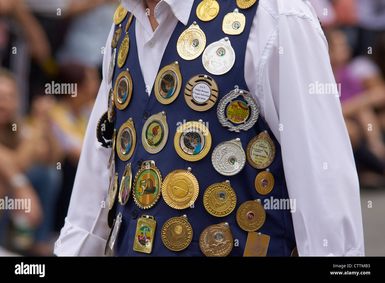 Gilet de la médaille Banque D'Images