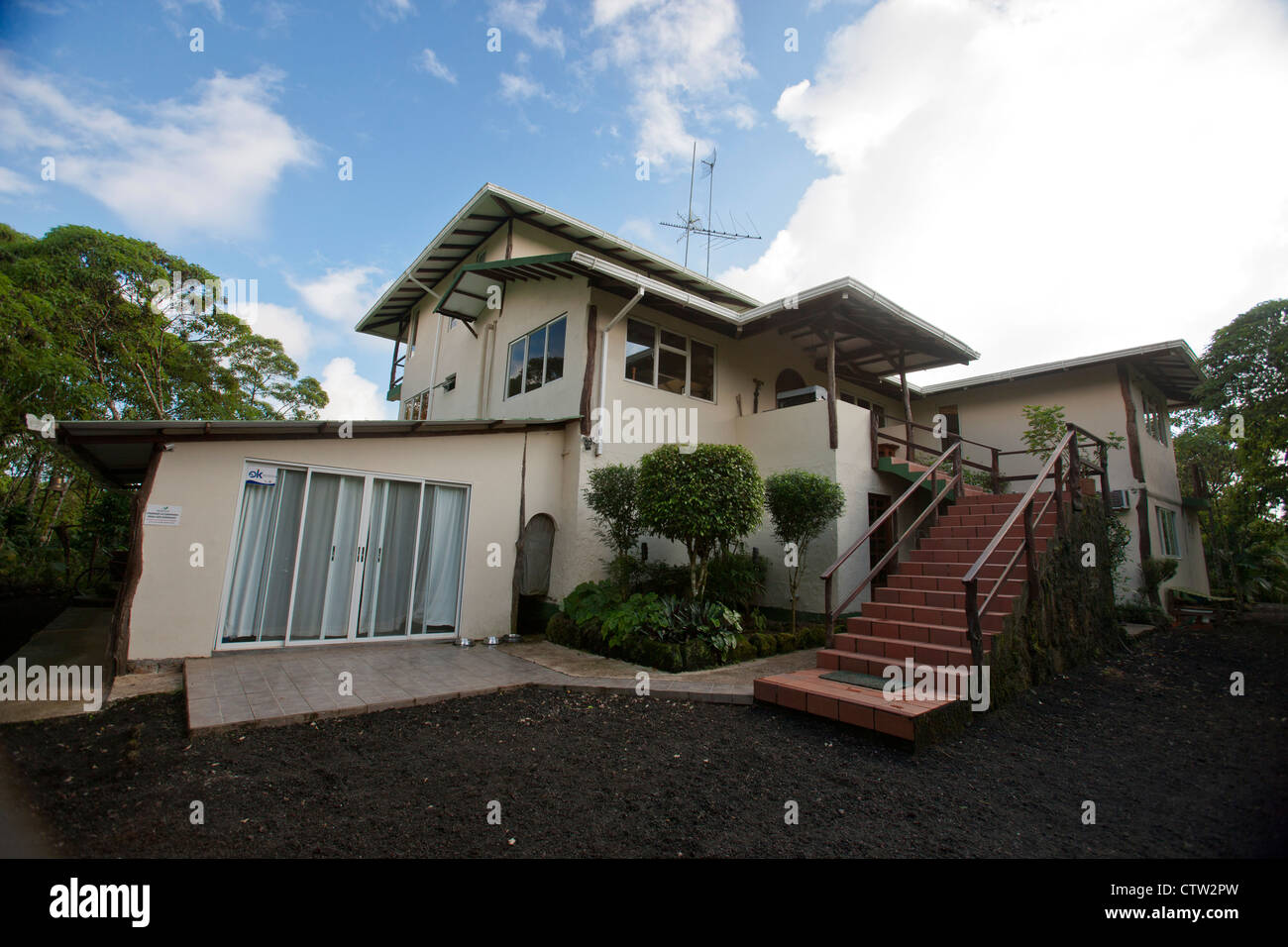 Semilla Verde Guest House, l'île de Santa Cruz, Galapagos, Equateur Banque D'Images