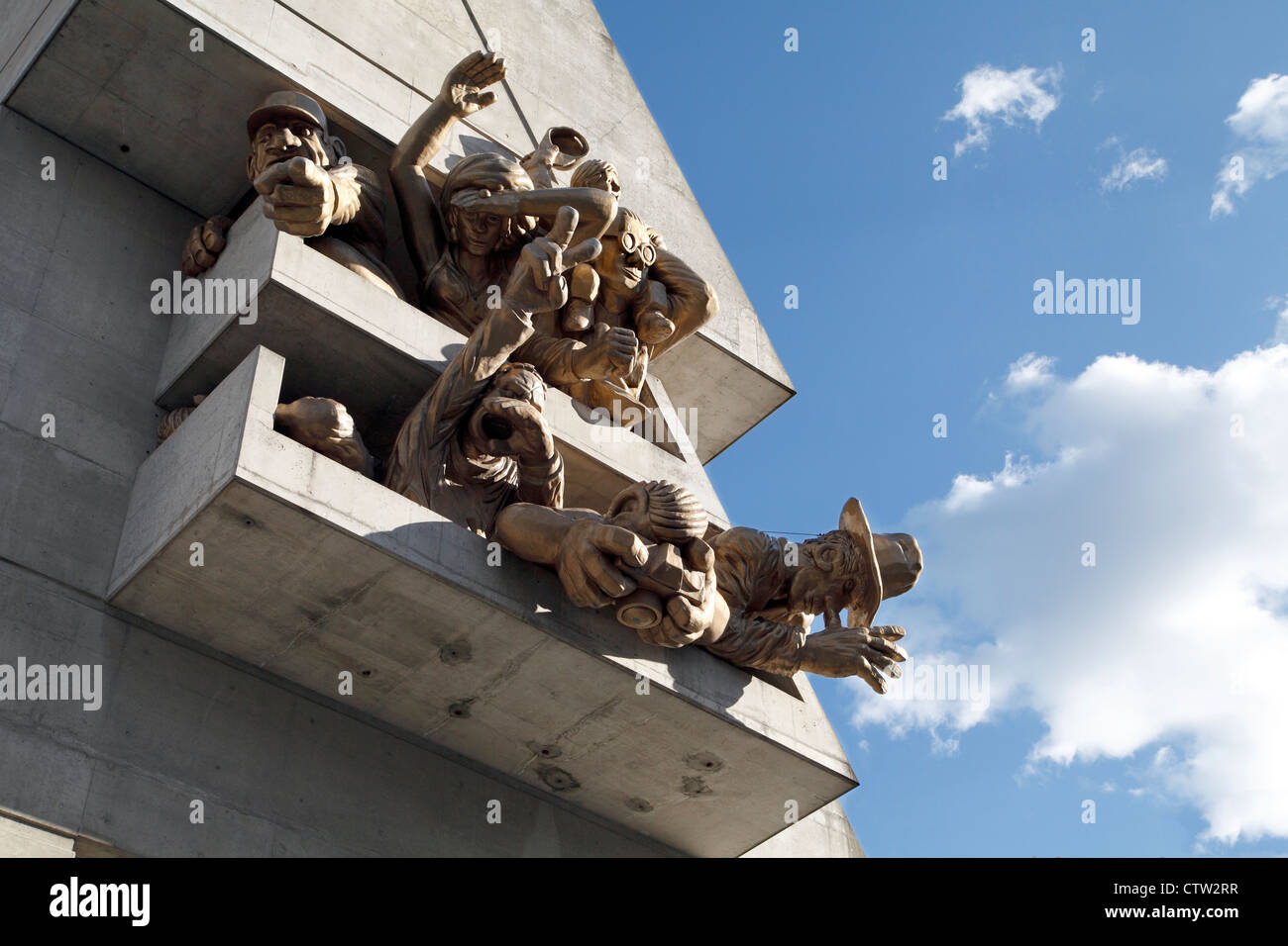 Toronto, juin 2012, 'le public' Sculpture de Michael Snow au Blue Jays Baseball Stadium Rogers Centre Banque D'Images