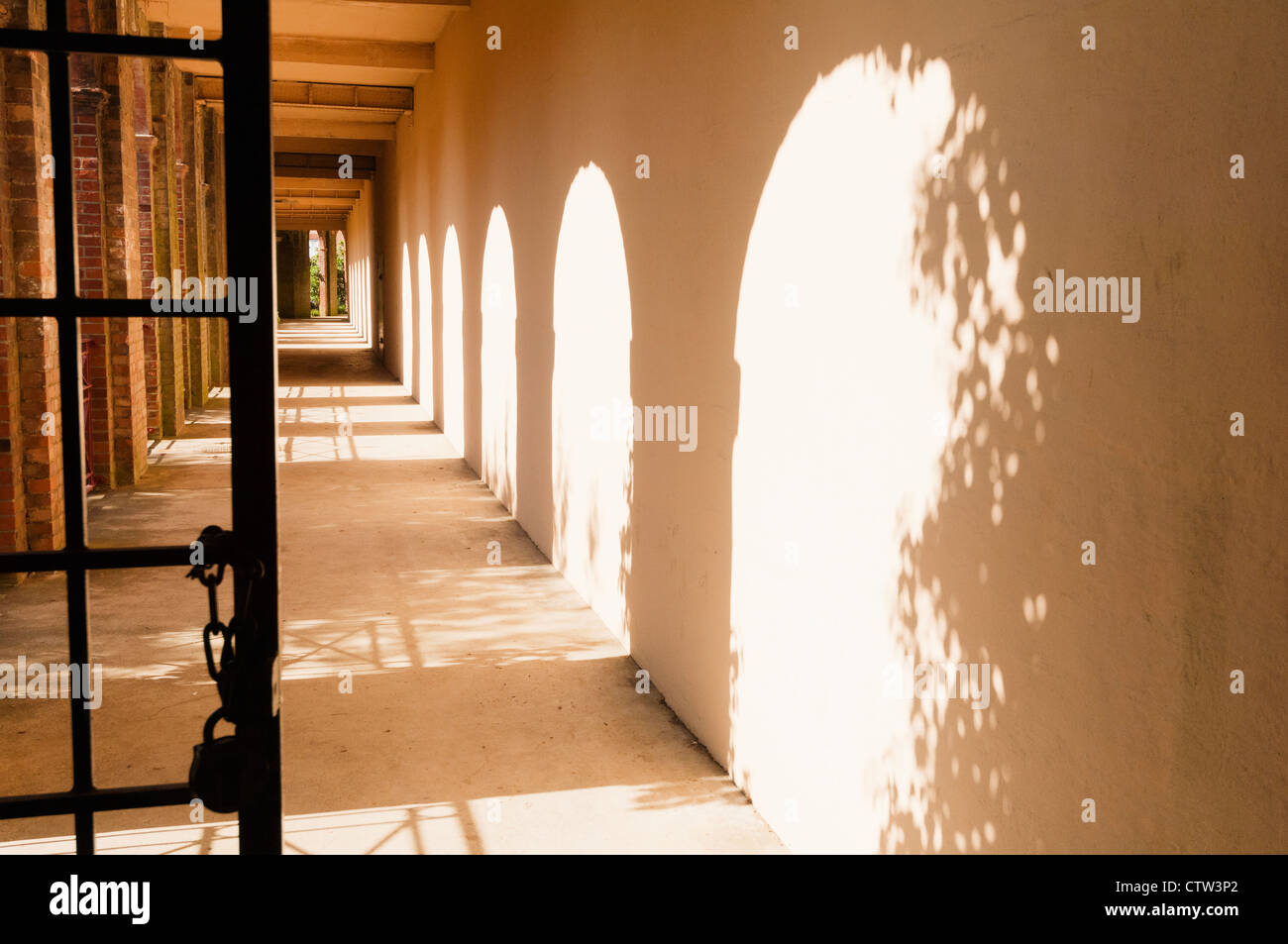 La Pergola Jardin Colline dans Hampstead Heath. Banque D'Images