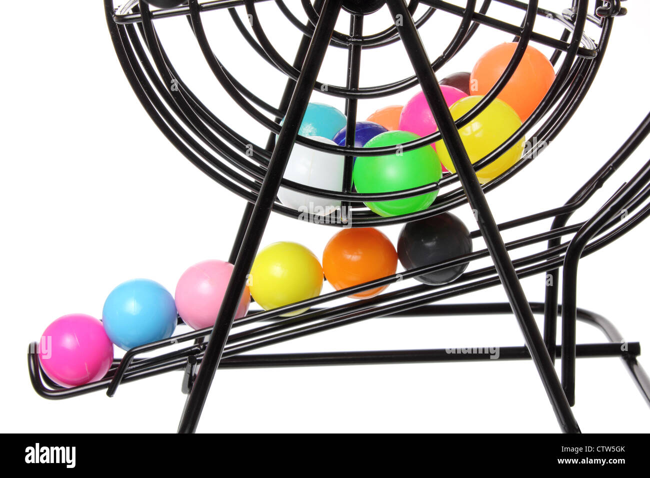 Cage de jeu de bingo Banque D'Images