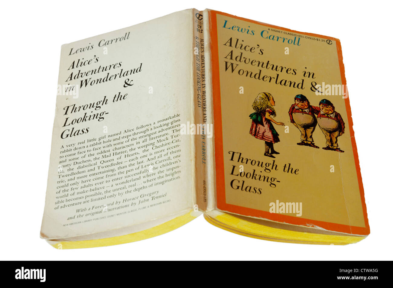 Alice's Adventures in Wonderland de Lewis Carroll Banque D'Images