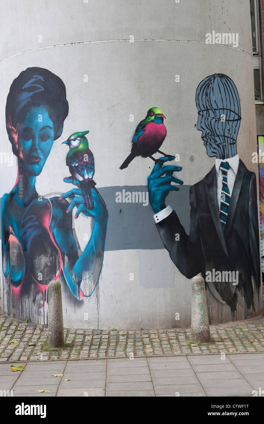 L'Art de la rue, Bristol UK Banque D'Images