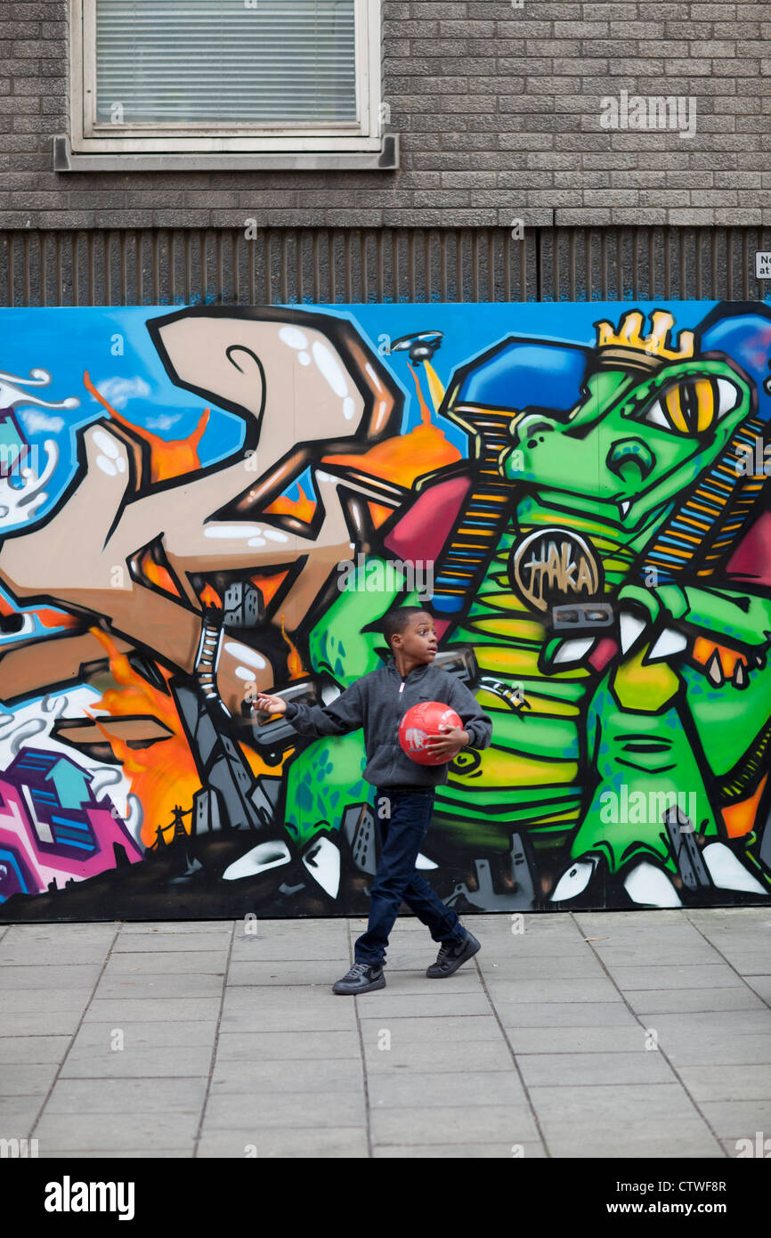 L'Art de la rue, Bristol UK Banque D'Images