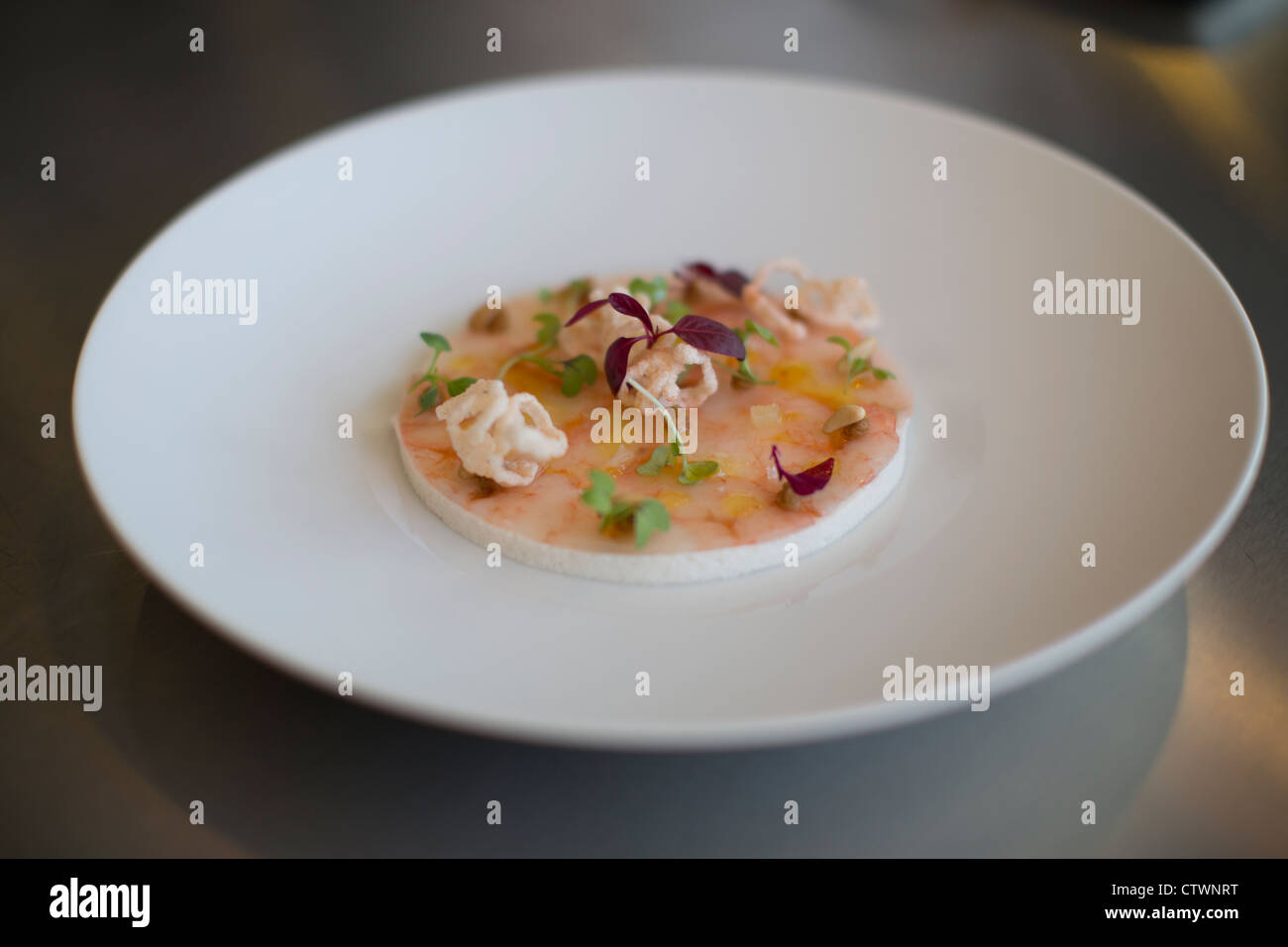 Restaurant marina Malaga Espagne Banque D'Images