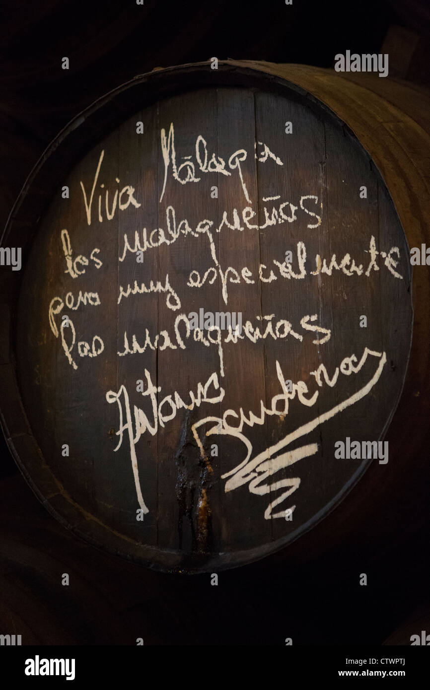 Restaurant traditionnel Malaga Espagne Banque D'Images