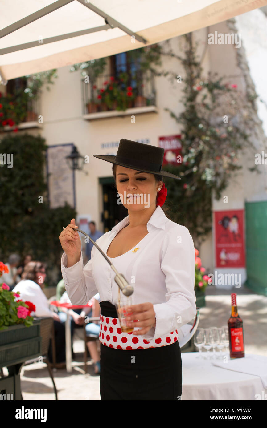 Restaurant traditionnel Malaga Espagne Banque D'Images