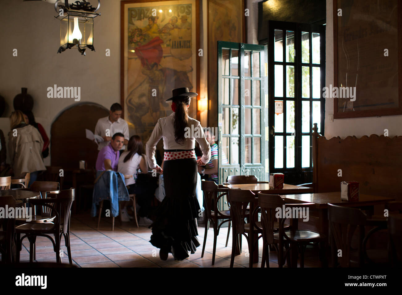 Restaurant traditionnel Malaga Espagne Banque D'Images