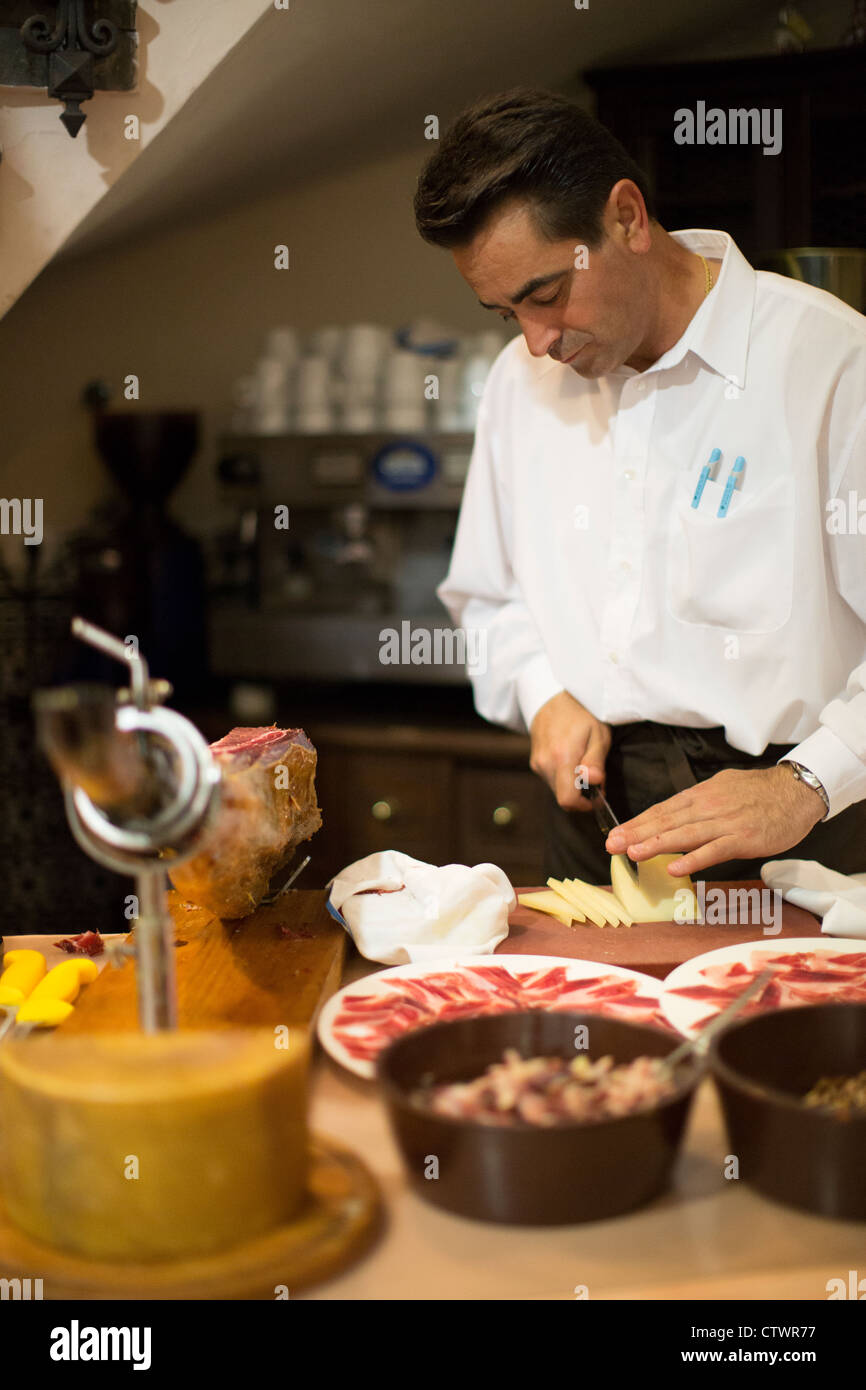 Restaurant malaga andalousie espagne Mariano Banque D'Images