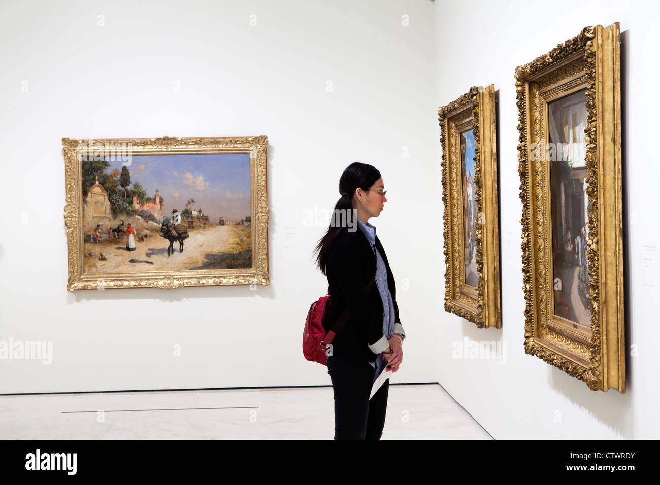 Musée Carmen Thyssen et galerie d'art de Malaga Espagne Banque D'Images