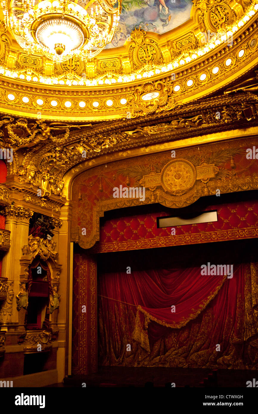 Le Palais Garnier (Opéra de Paris), à Paris, France Banque D'Images