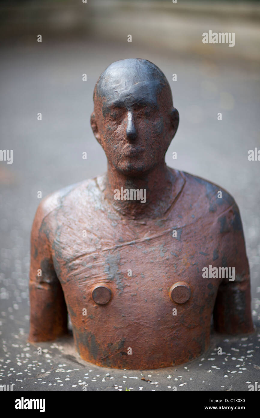 Gormley sculpture galerie d'art moderne Edimbourg en Ecosse Banque D'Images