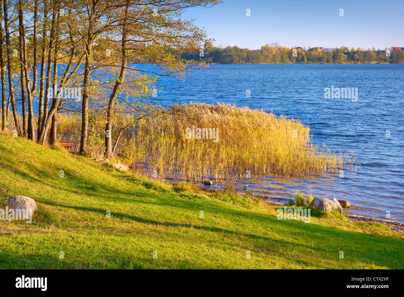 Parc Paysager de Suwalki, Czarna Hancza Lake, la Pologne, l'Europe Banque D'Images