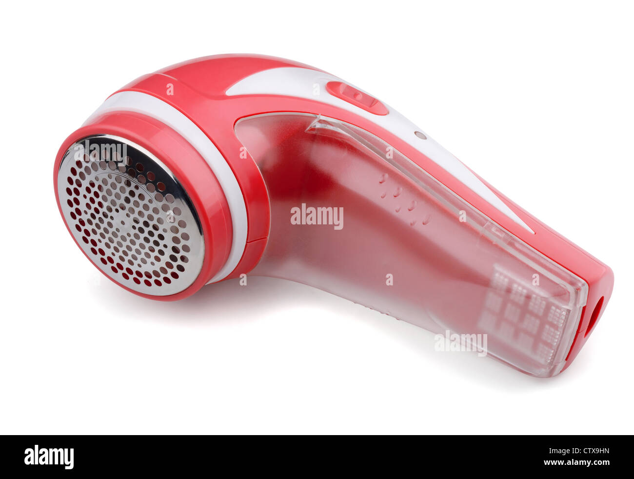 Peluches électrique rouge remover isolated on white Banque D'Images