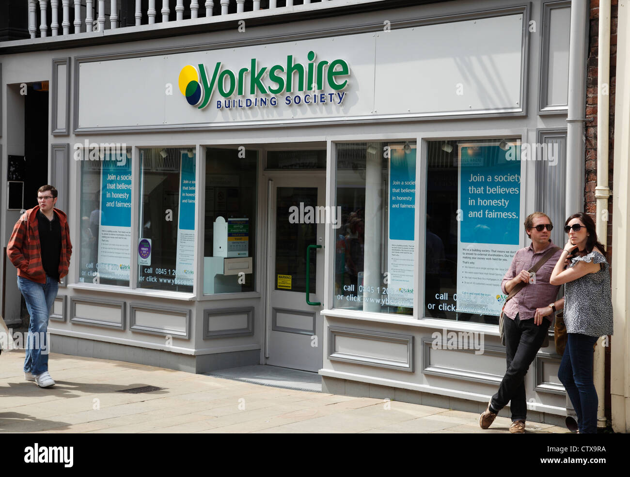 Le Yorkshire Building Society à Chester, Angleterre, Royaume-Uni Banque D'Images