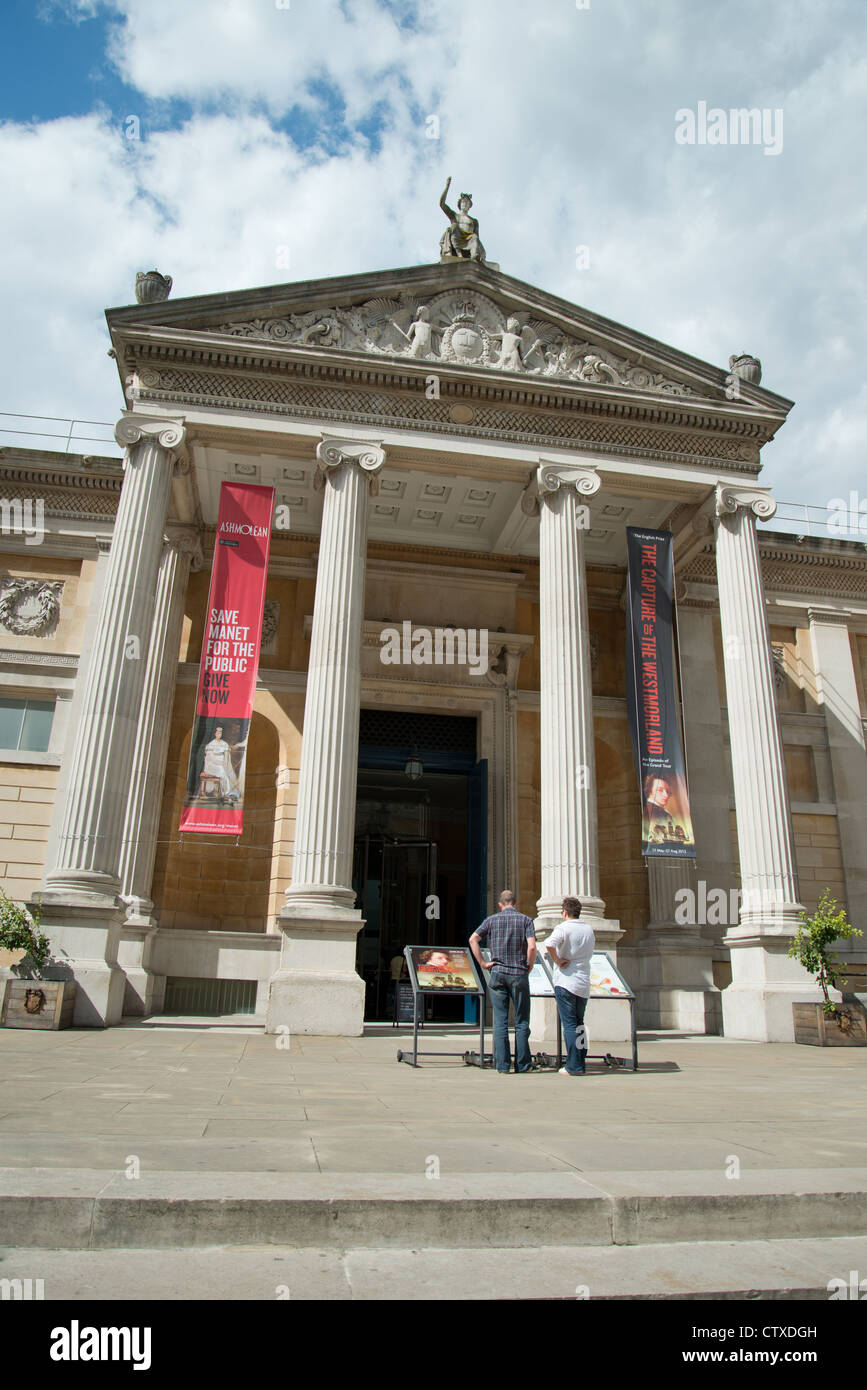 L'Ashmolean Museum, Beaumont Street, Oxford, Oxfordshire, Angleterre, Royaume-Uni Banque D'Images
