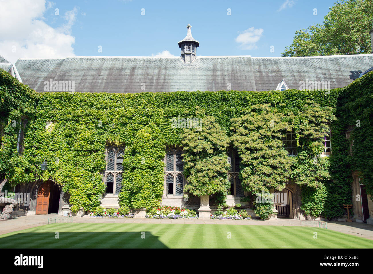 Lincoln College Quadrangle, Turl Street, Oxford, Oxfordshire, Angleterre, Royaume-Uni Banque D'Images