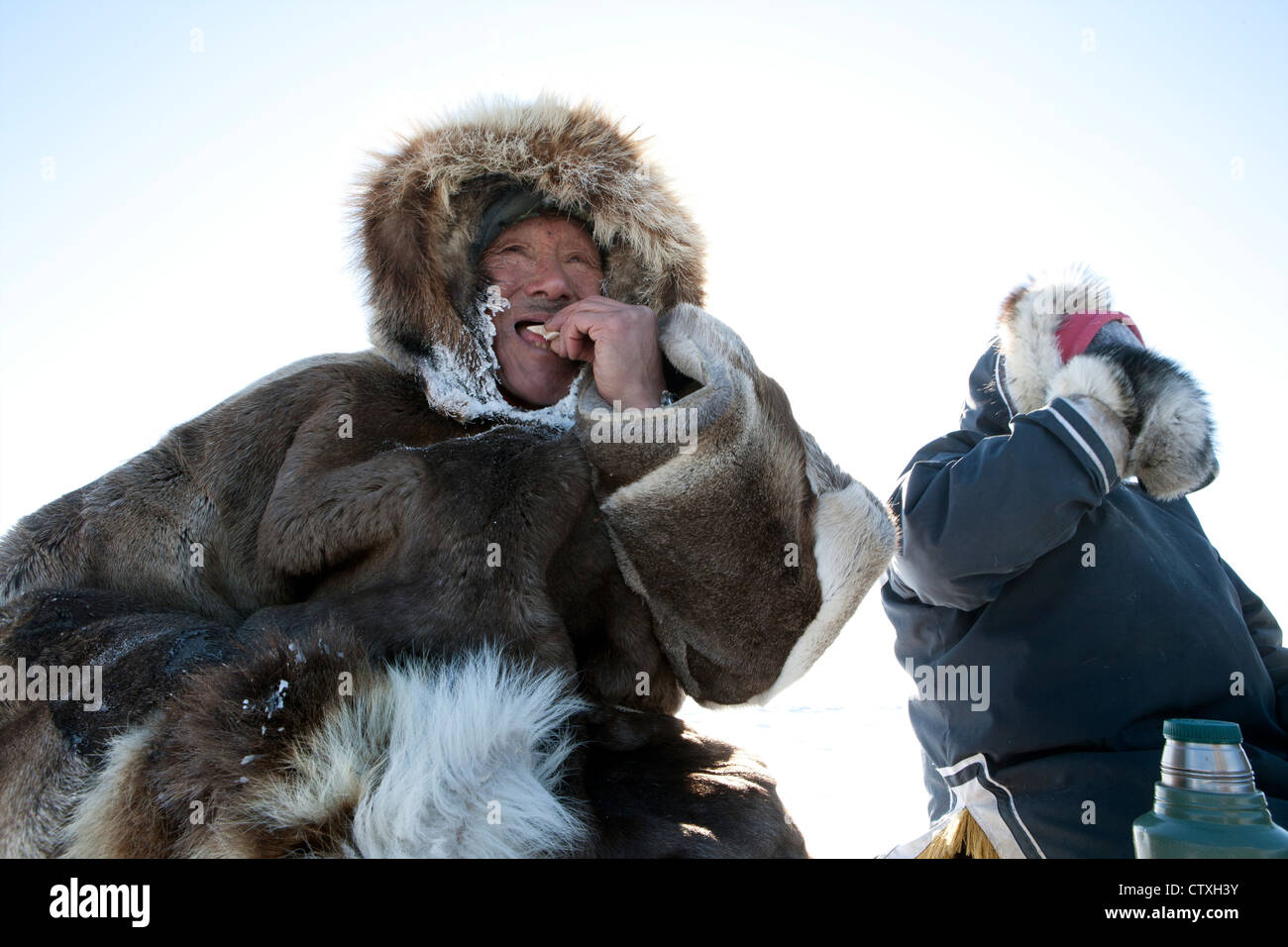 Portrait d'un Inuit Banque D'Images