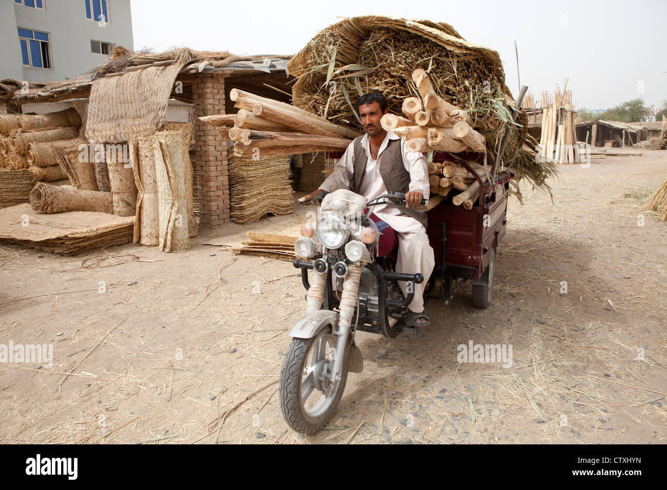 Bazar de Kunduz, Afghanistan Banque D'Images
