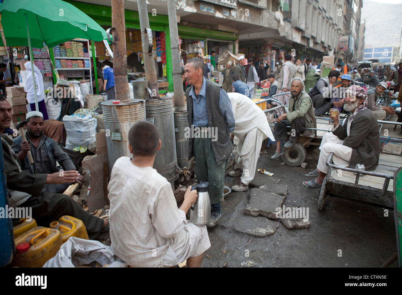 Bazar au centre-ville de Kaboul, Afghanistan Banque D'Images