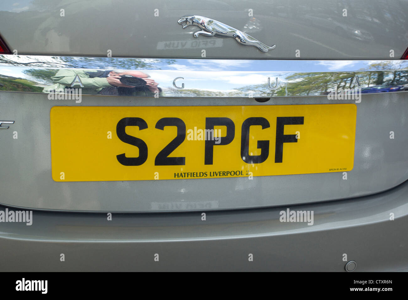 Les plaques de numéro personnalisé voiture voiture chéri chéri Banque D'Images