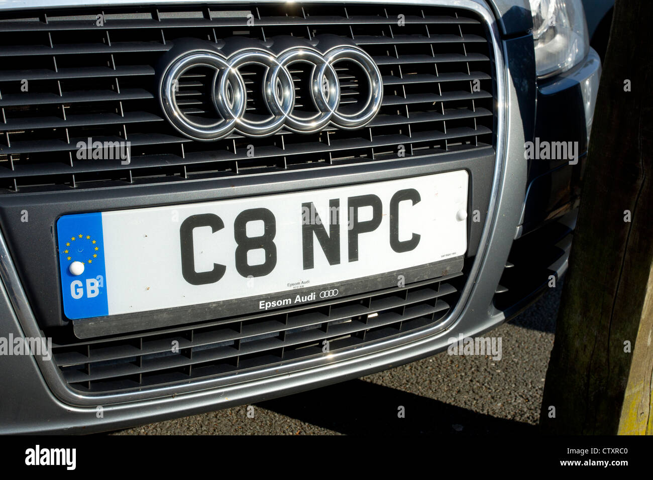 Les plaques de numéro personnalisé voiture voiture chéri chéri Banque D'Images