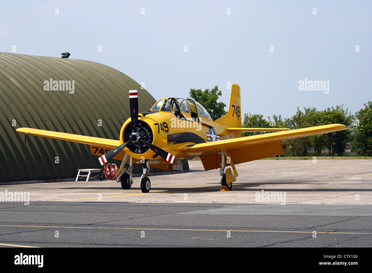 North American t-6 texan Banque D'Images