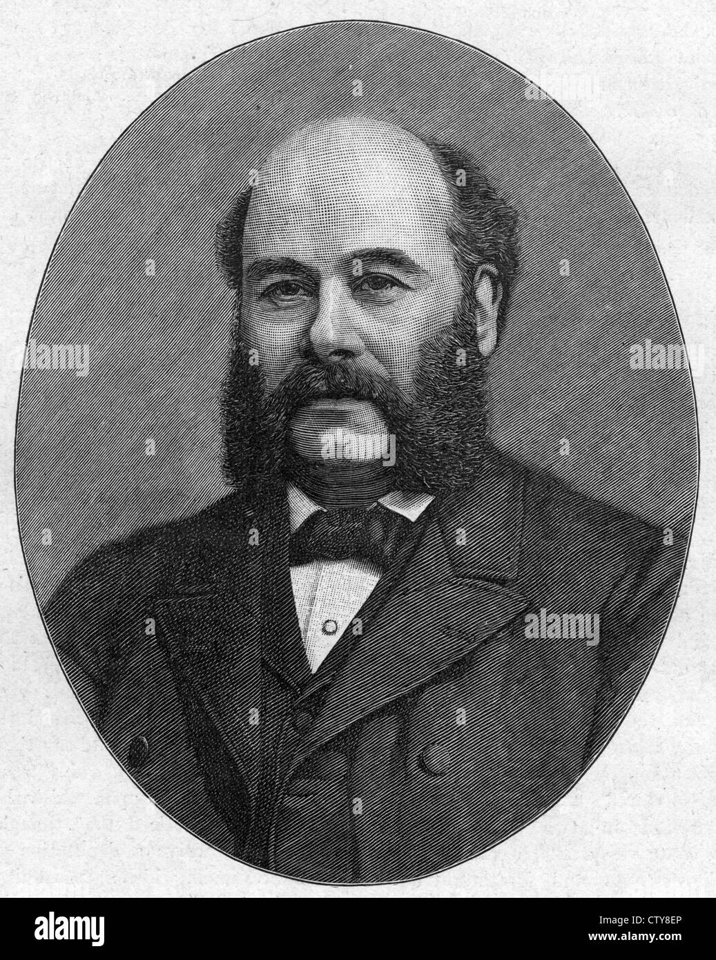 JOHN HUTTON (1847-1921) homme politique conservateur britannique Banque D'Images