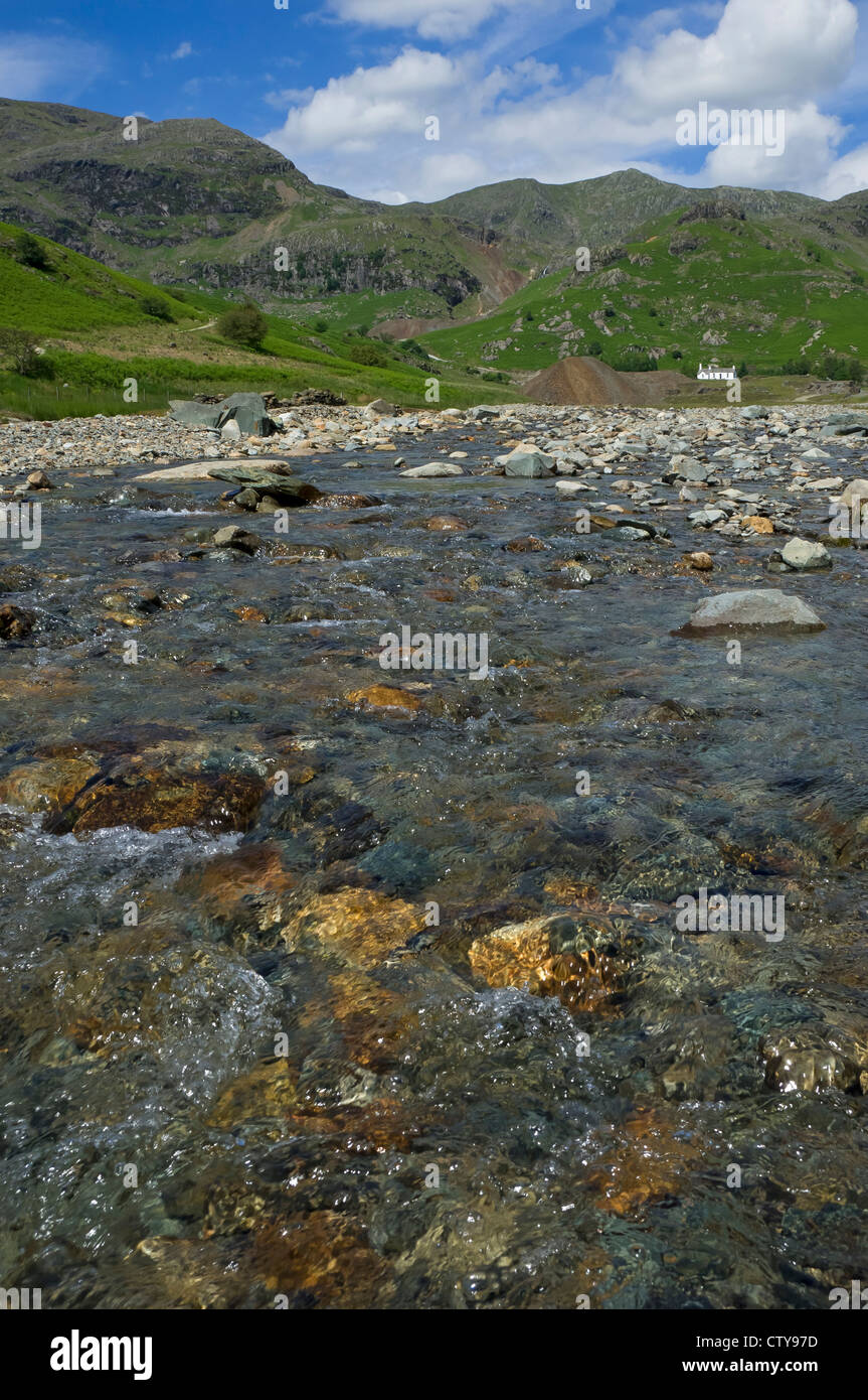 Vallée de Coppermines en été près de Coniston Cumbria Lake District National Park Angleterre Royaume-Uni GB Grande-Bretagne Banque D'Images