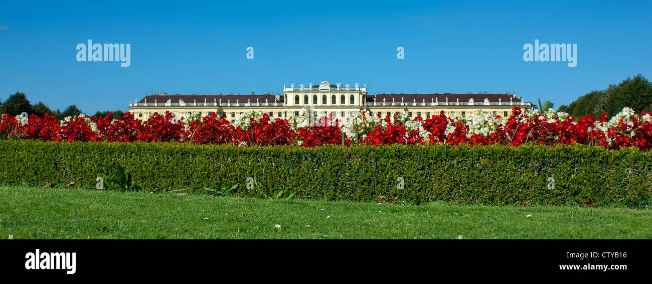 Château de Schönbrunn à Vienne, en Autriche. Banque D'Images