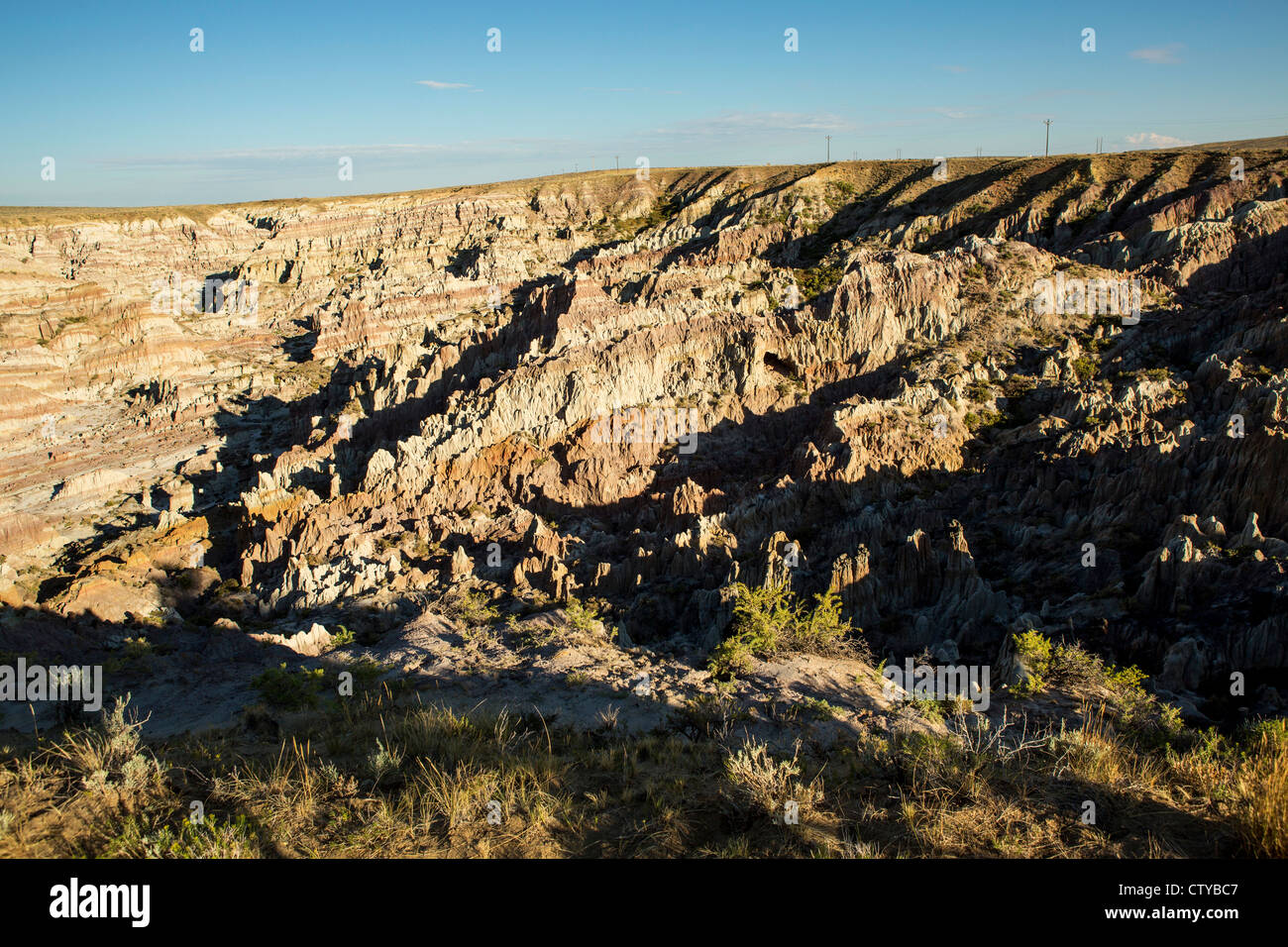 Hell's Gate Wyoming Banque D'Images