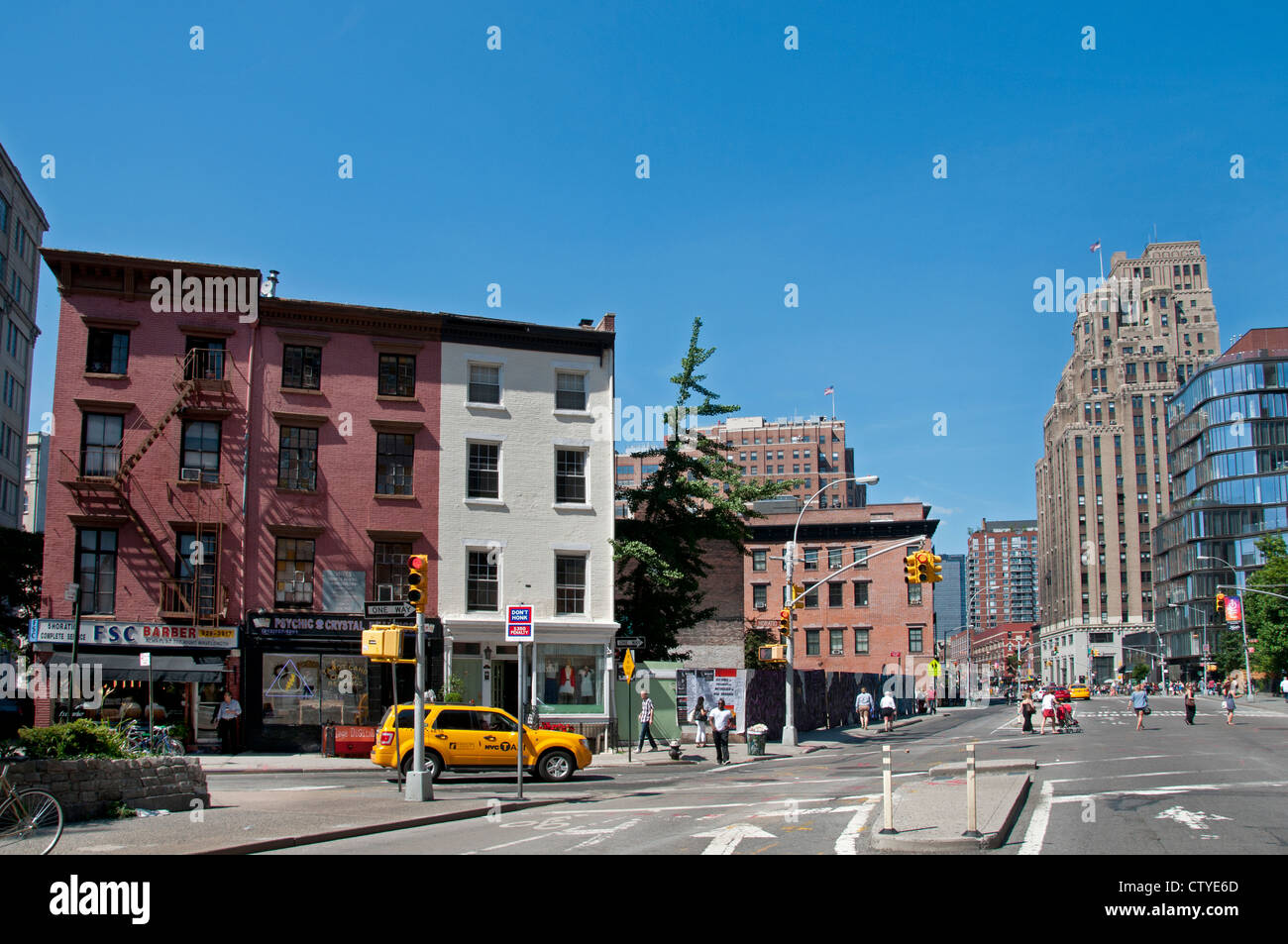 8ème avenue - Horatio Street West Village (Greenwich Village ) Manhattan New York United States of America Banque D'Images