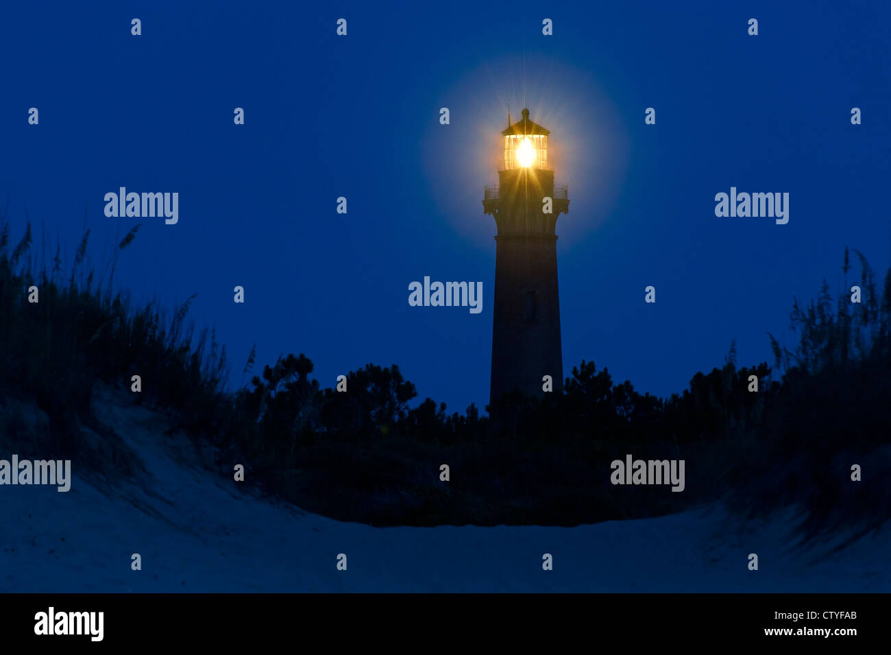 Currituck Lighthouse Beach, Corolla, Outer Banks, OBX, Caroline du Nord. 1875 Banque D'Images