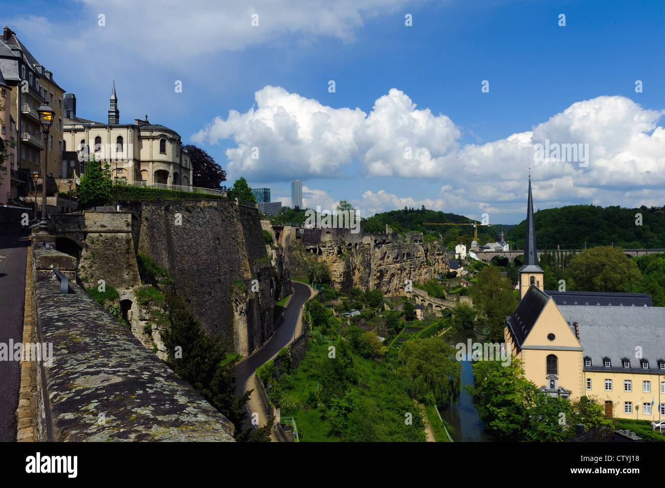 Ville historique et de la forteresse, Ville de Luxembourg, Unesco-World Heritage Banque D'Images