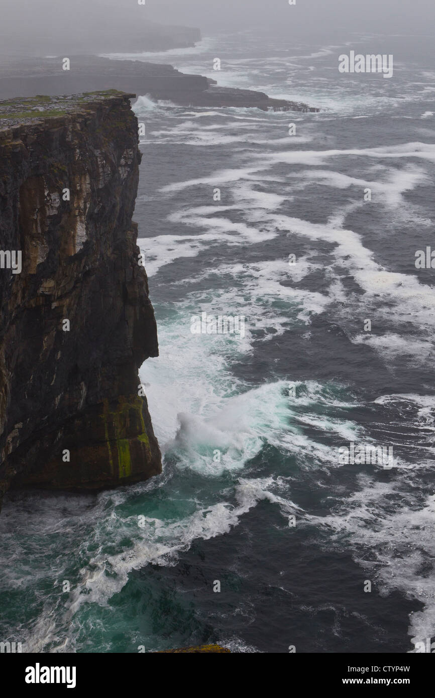 Une mer falaise Banque D'Images