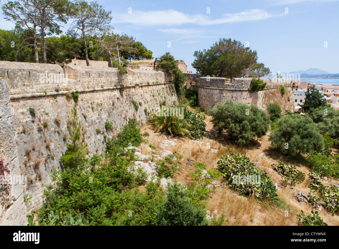 La Fortezza, la forteresse vénitienne dans Rethymnon Banque D'Images