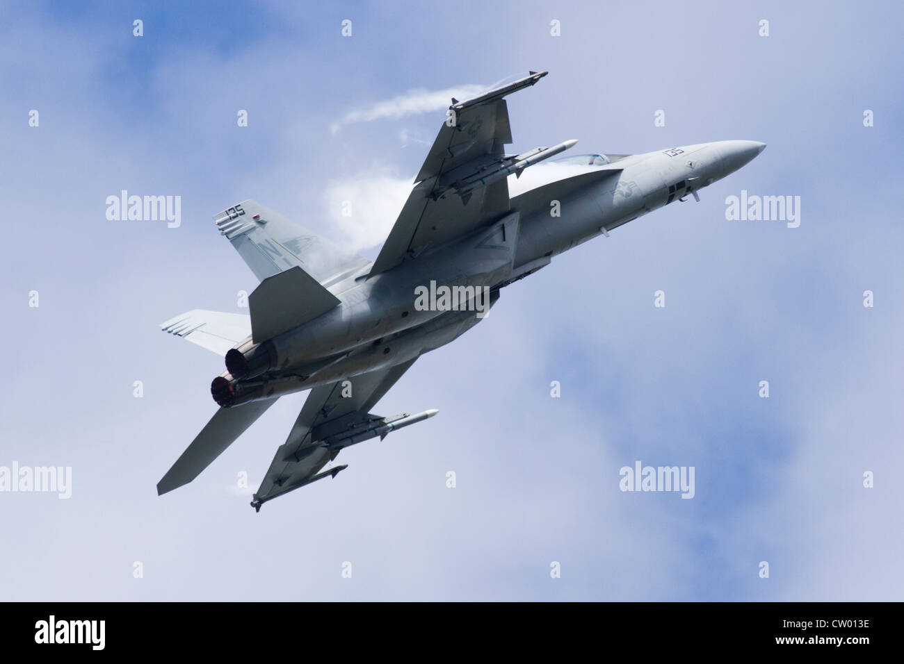F-18 Hornet de l'US Navy à RIAT 2012 Banque D'Images