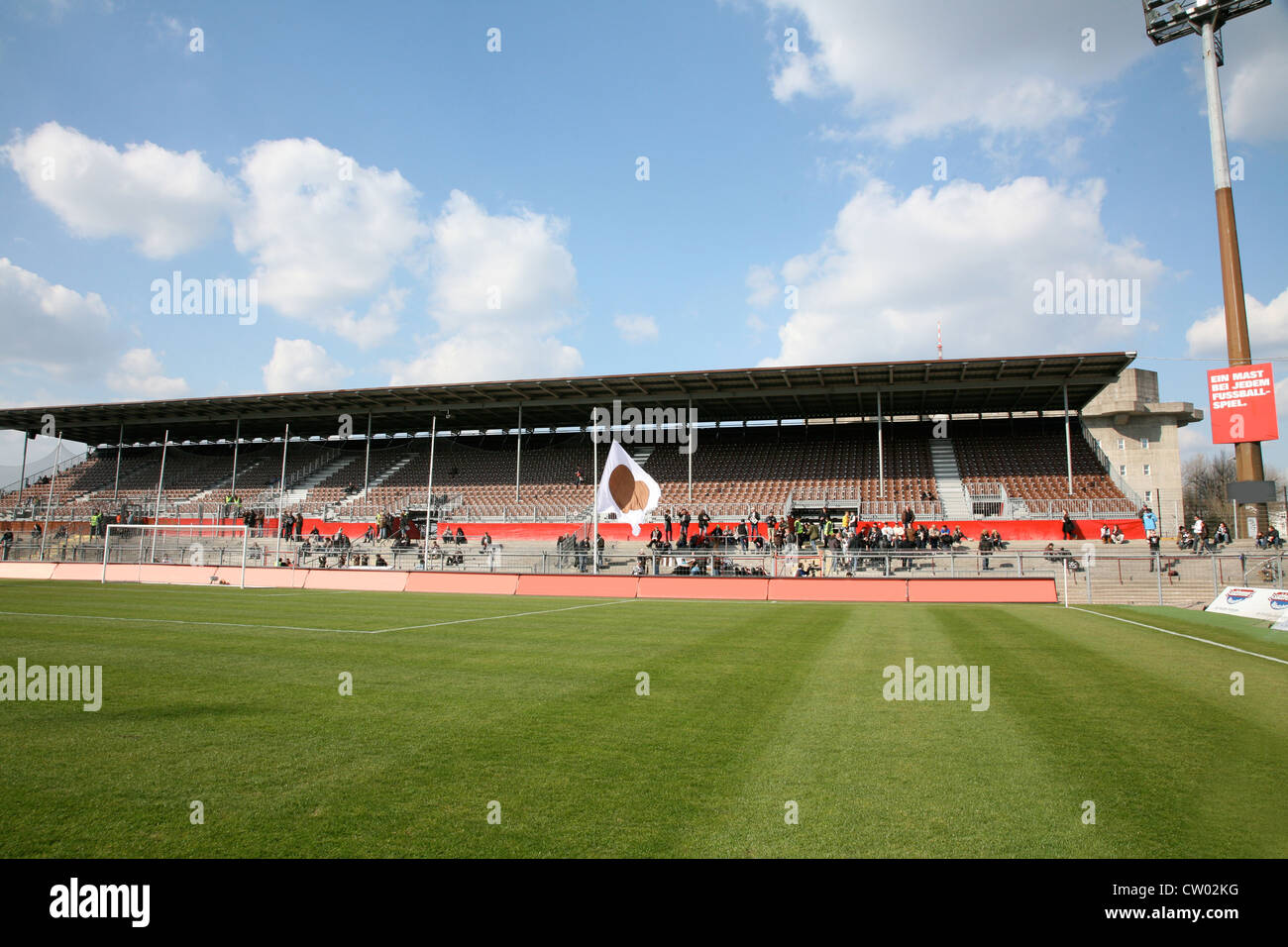 Terrain de football Banque D'Images