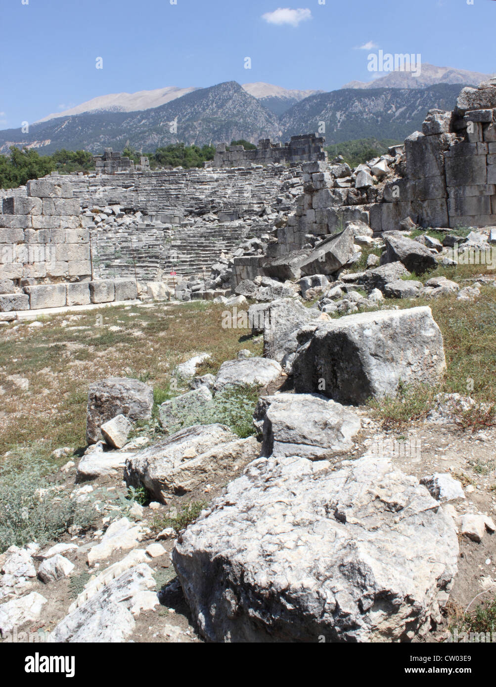 Tlos, ancienne ville en Turquie Banque D'Images
