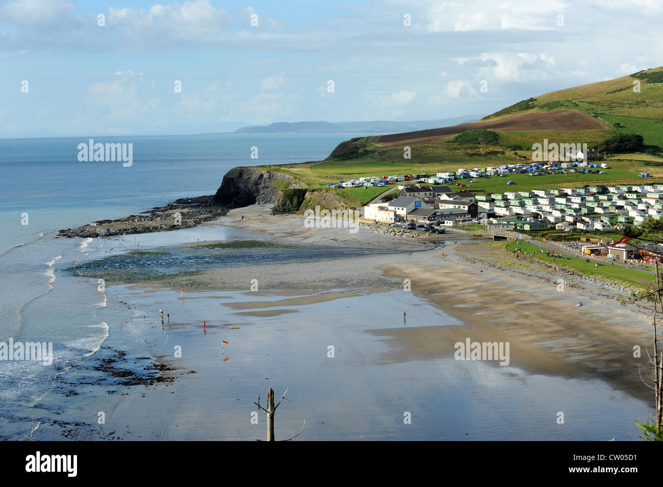 Clarach Bay près de Aberystwyth Wales UK Banque D'Images