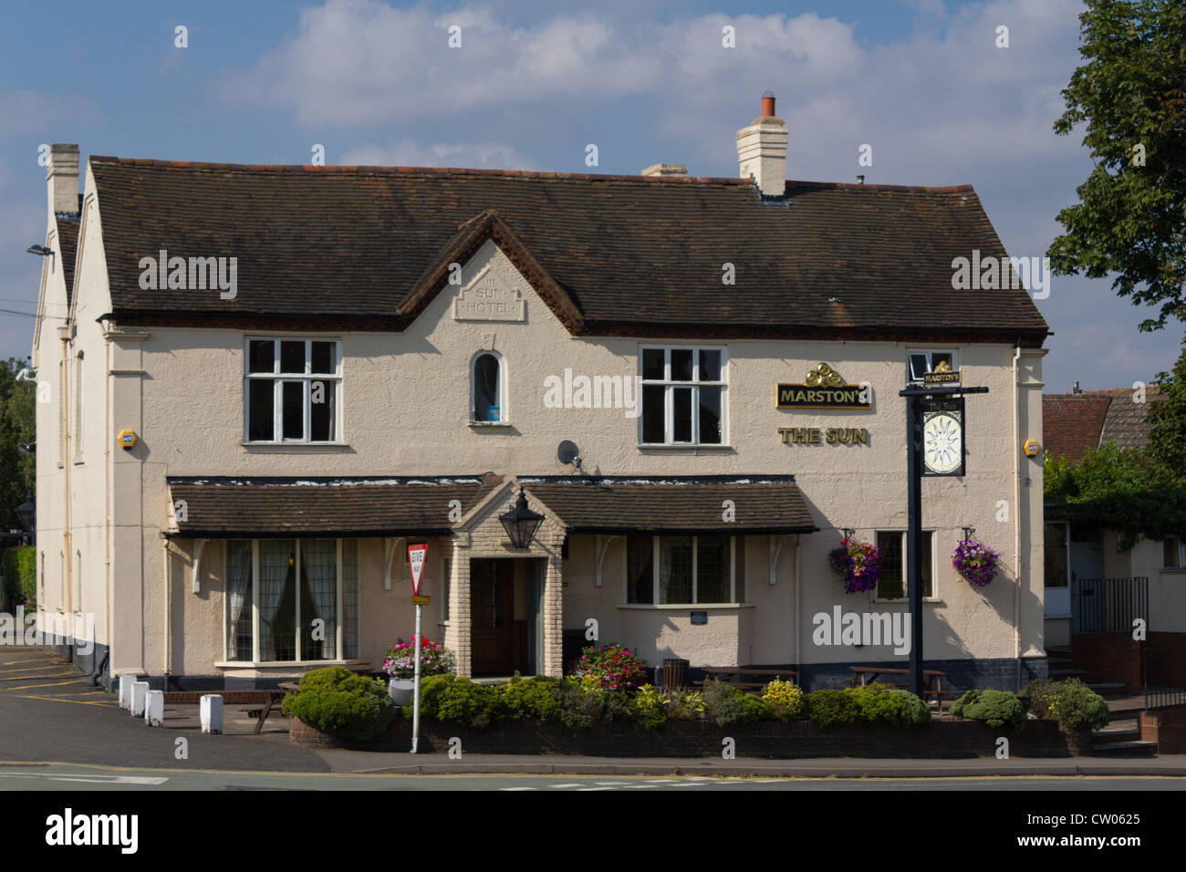 Le soleil Public House situé au 101 Bromsgrove Road Halesowen, Romsley, Halesowen, West Midlands B62 0LA tel : 01562 710 417 Banque D'Images