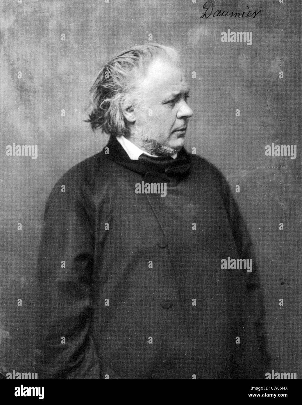 Honoré DAUMIER (1808-1879) Peintre et sculpteur français. Photo Nadar Banque D'Images
