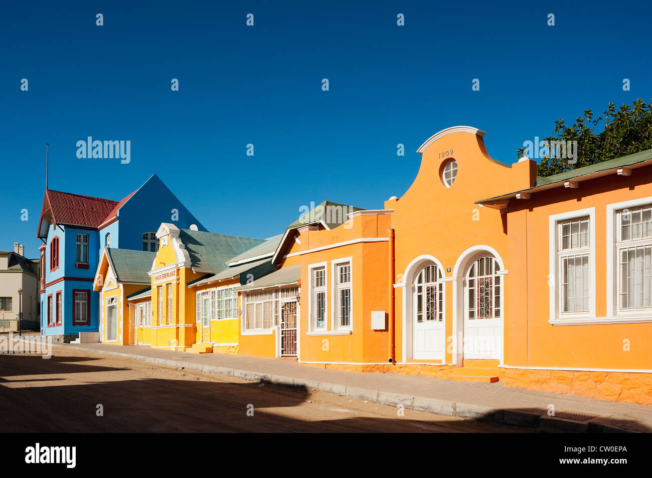 Berg Street, Luderitz, Namibie Banque D'Images